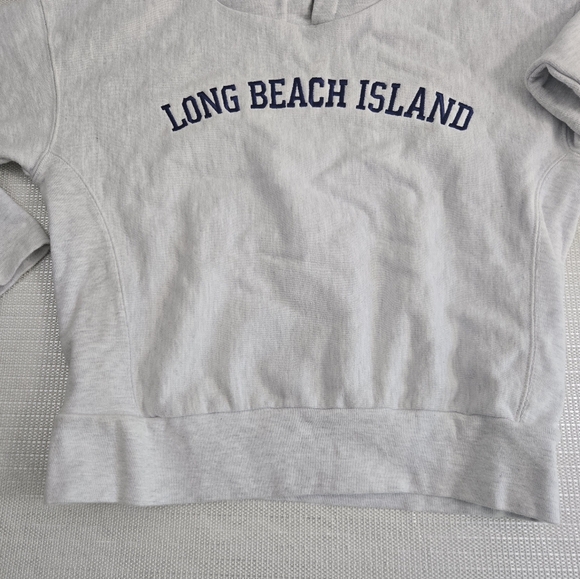Champion Reverse Weave Hoodie Small Petit Long Beach Island Logo - Picture 2 of 12